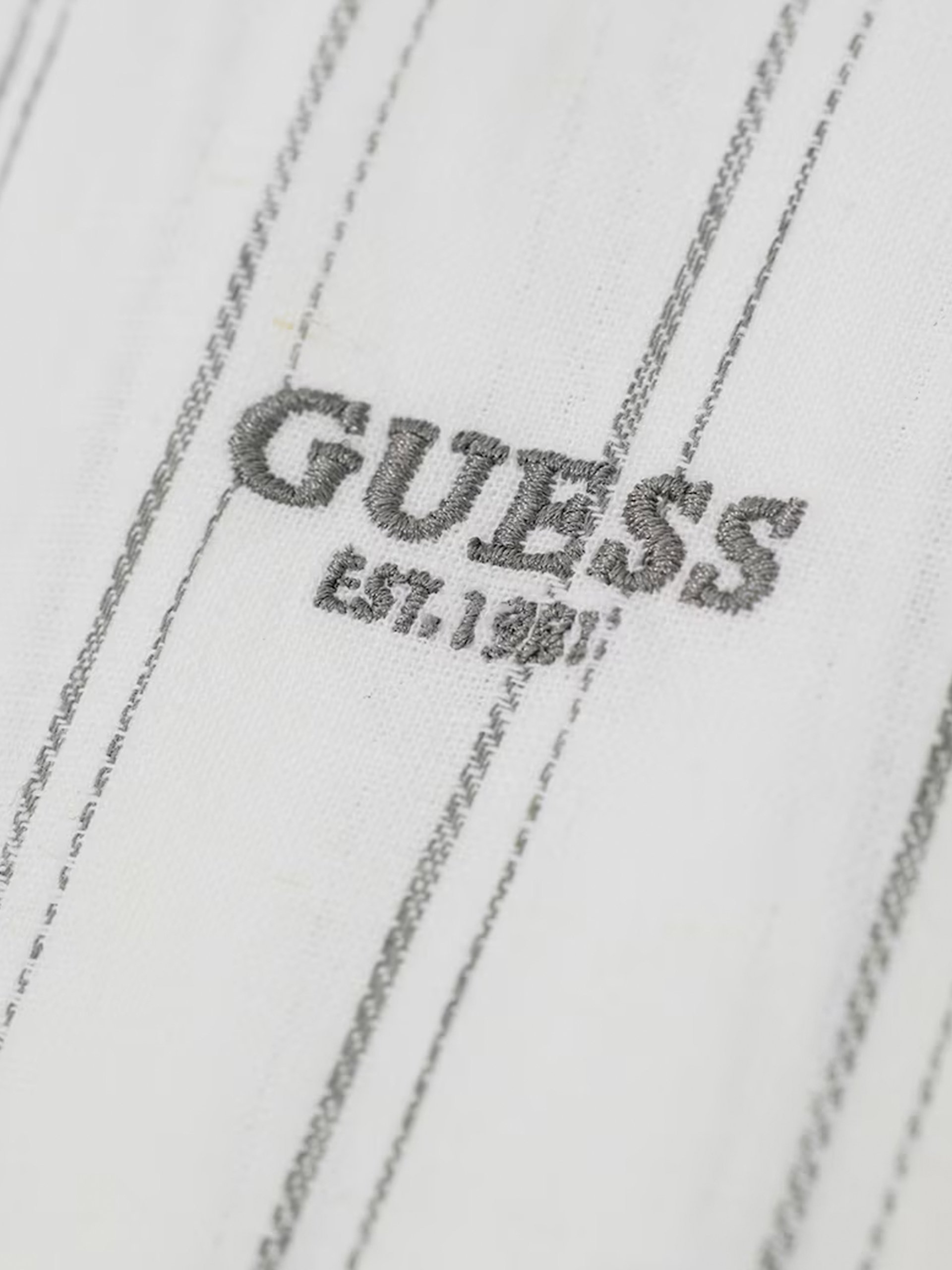 Camisa Hombre Crema Guess