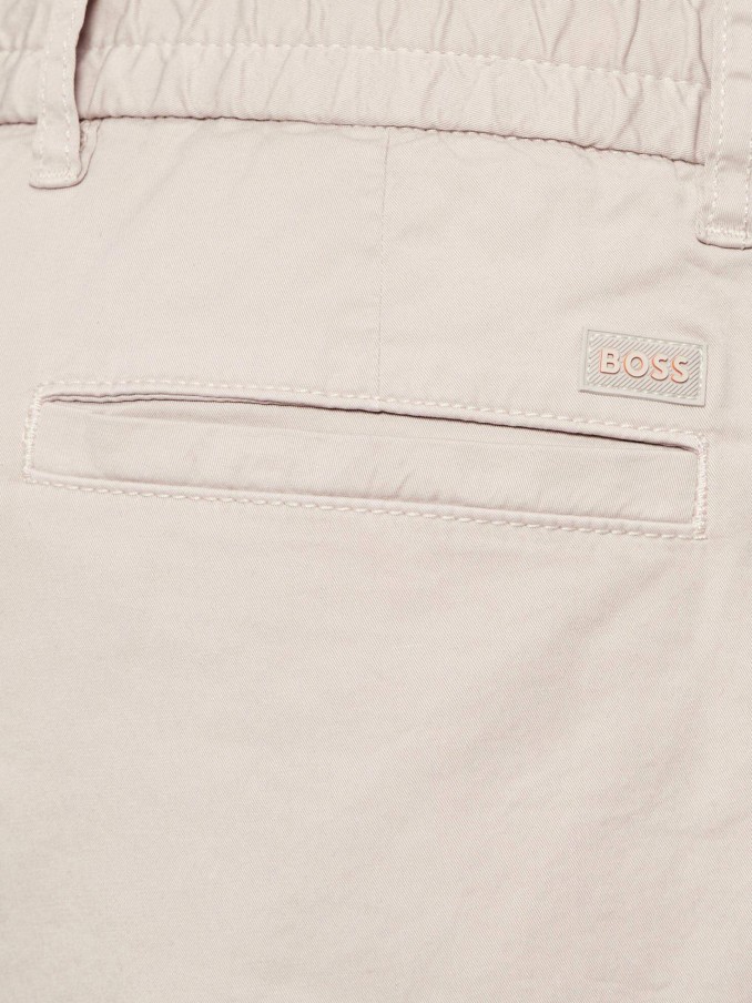 Shorts Man Beige Boss - Orange