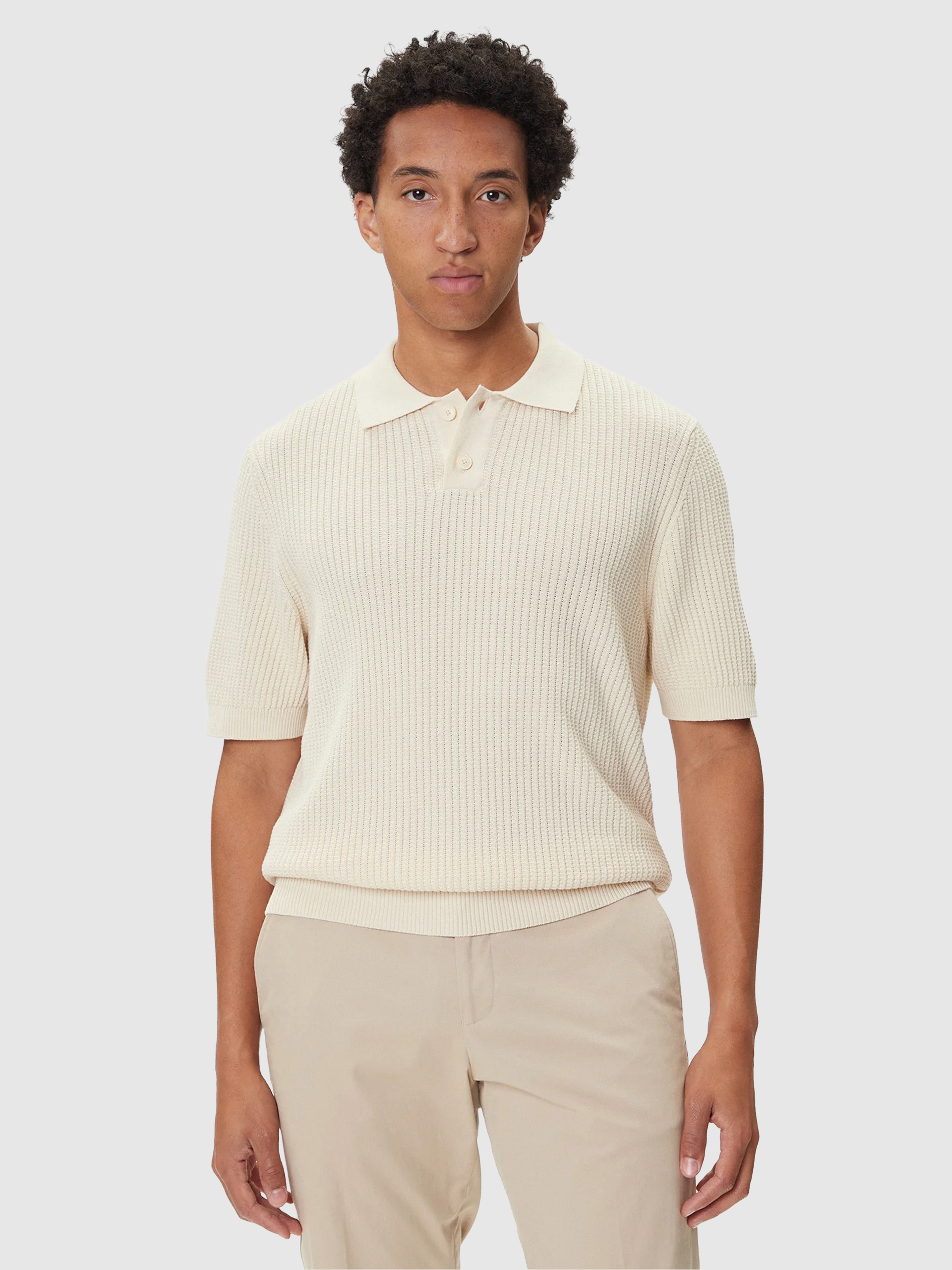 Polo Shirt Man Cream Boss - Orange