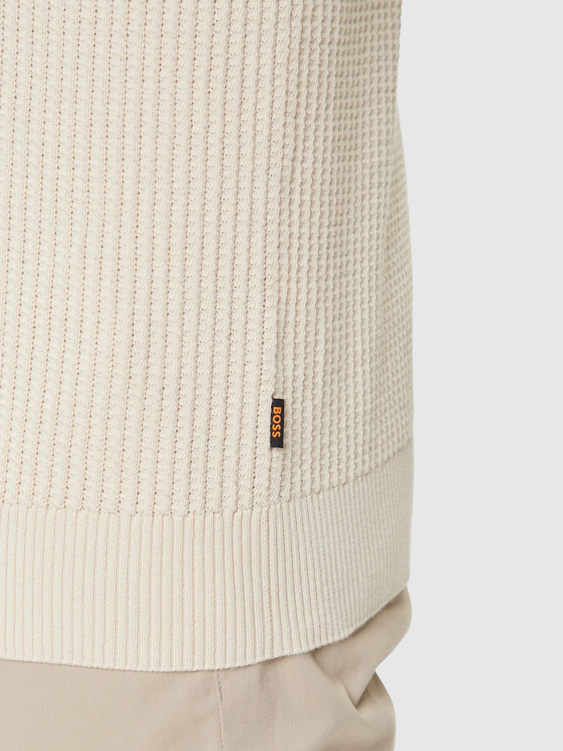 Polo Shirt Man Cream Boss - Orange