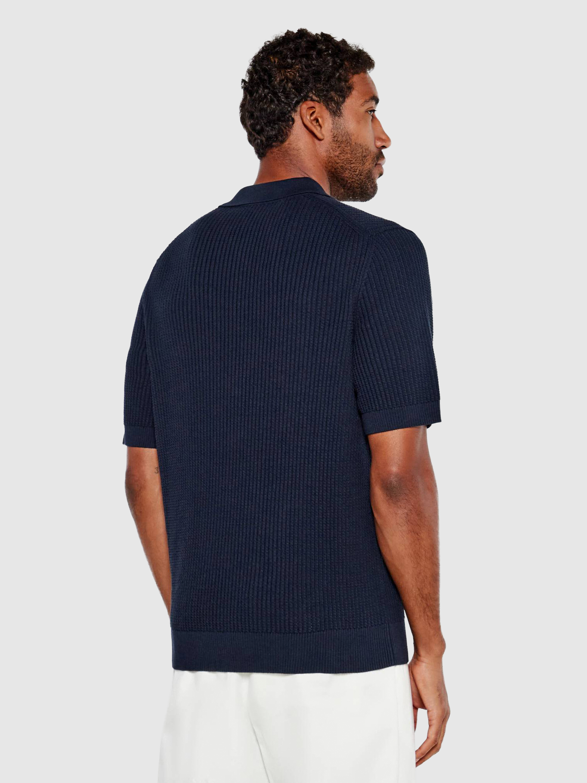 Polo Shirt Man Navy Blue Boss - Orange