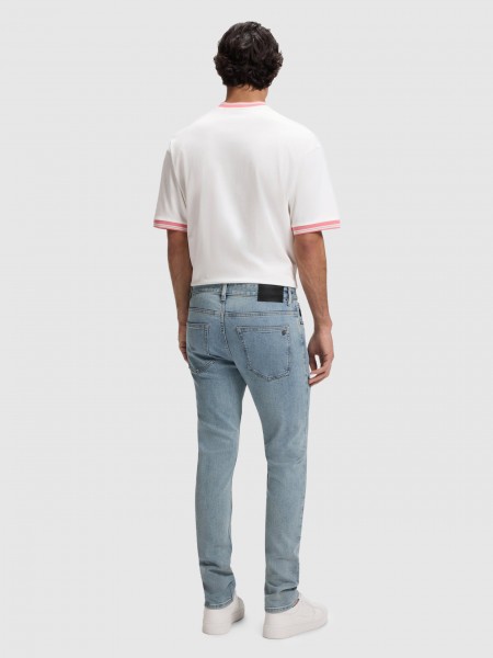 Jeans Man Light Jeans Boss - Orange Jeans Man Light Jeans Boss - Orange