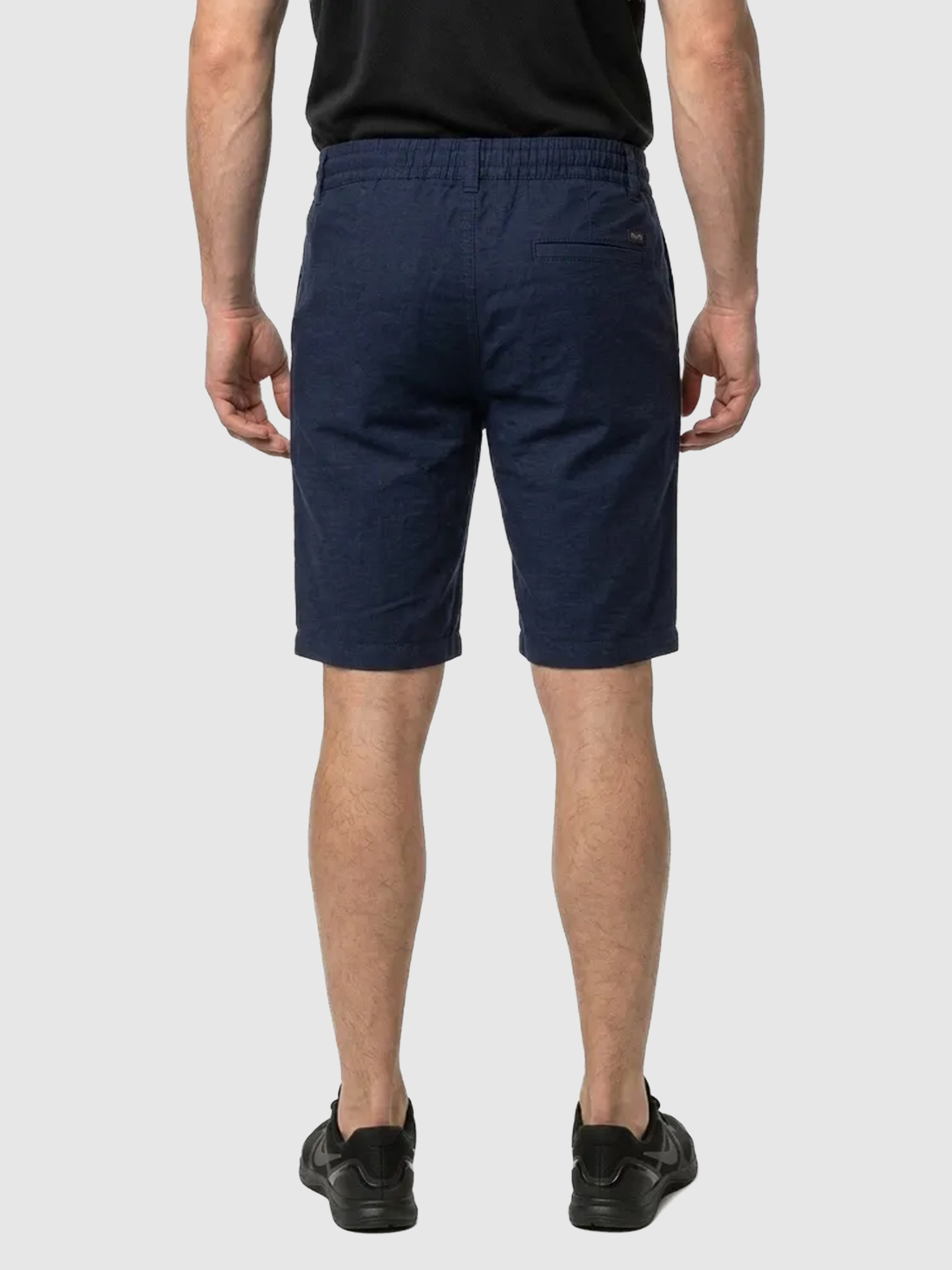 Shorts Man Navy Blue Boss - Orange