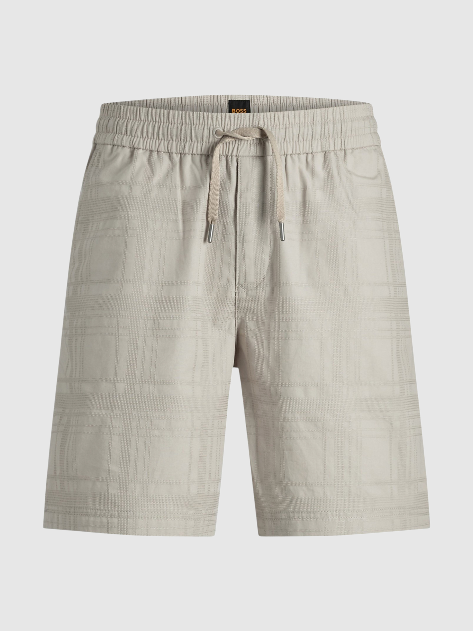 Shorts Man Beige Boss - Orange