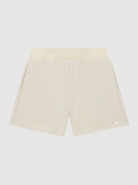 Pantalones Cortos Ni�a Crema Guess