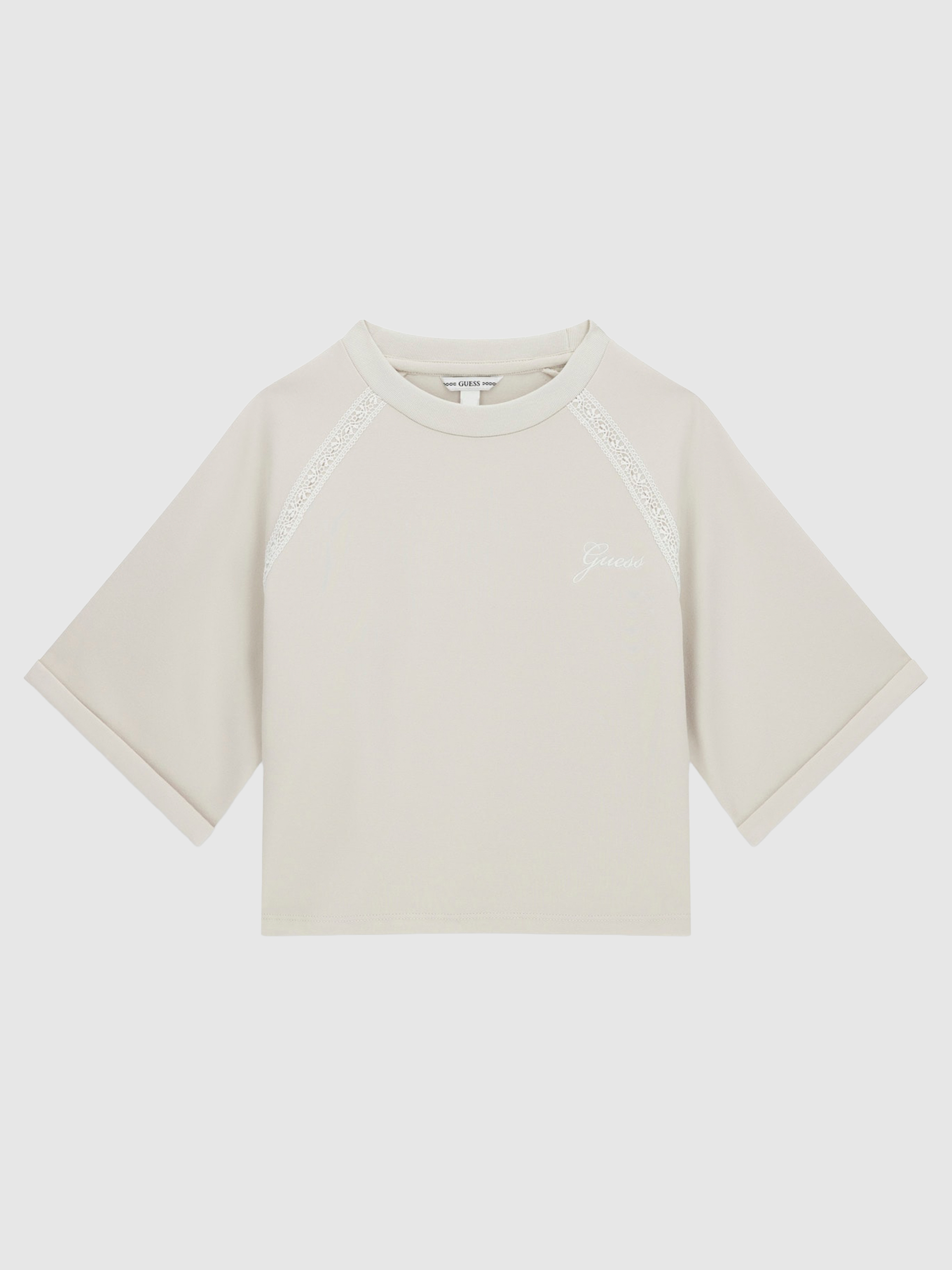 T-Shirt Girl Beige Guess
