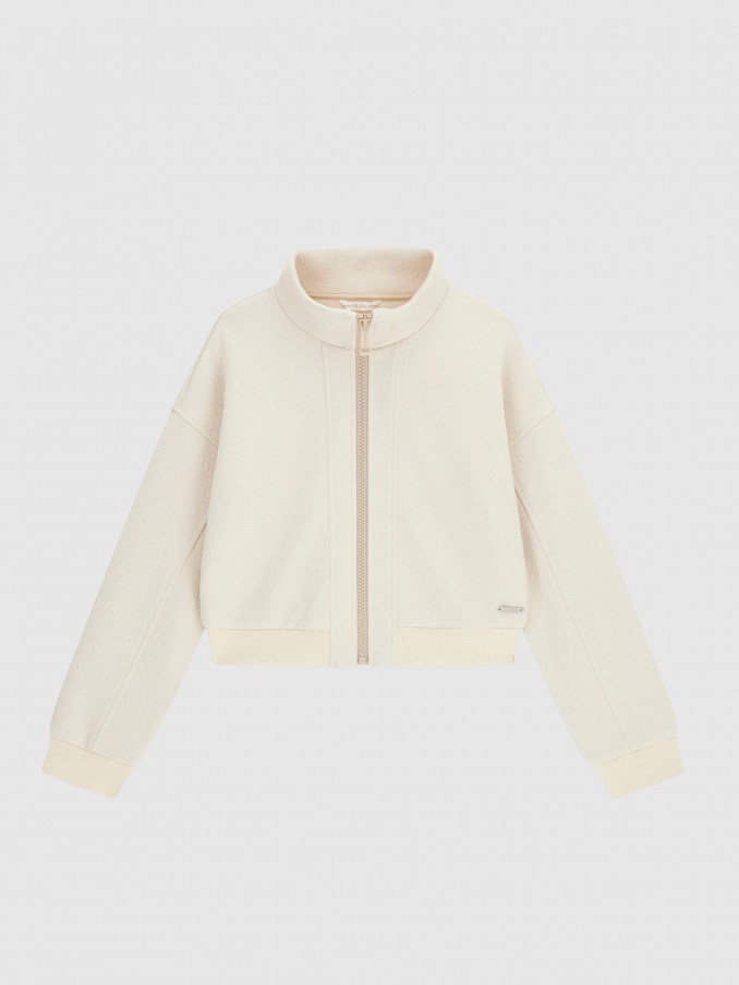 Chaqueta Niña Crema Guess