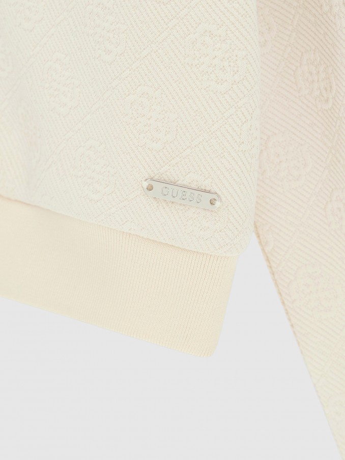 Chaqueta Niña Crema Guess
