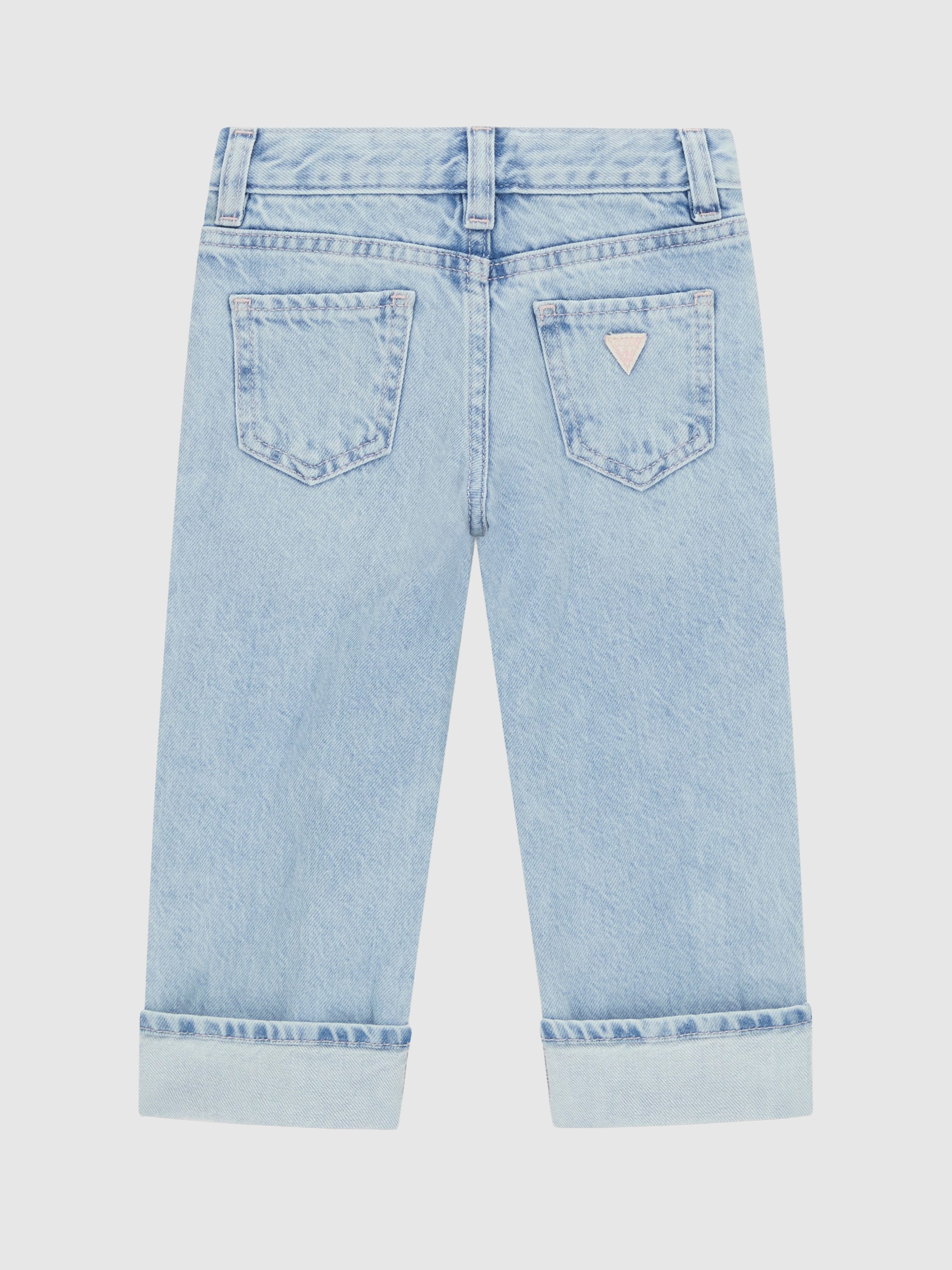 Calças Guess Menina Palazzo Rgd Dnm Pants W/embroi