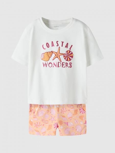 2 Pe�as Name It Menina Nmffeniaz Nreg Shorts Set Box