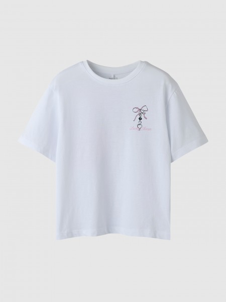 T-Shirt Name It Menina Nkffalle Ss Nreg Top