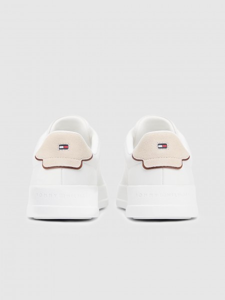Sapatilha Tommy Hilfiger Homem Th Court Lth Detail Ess