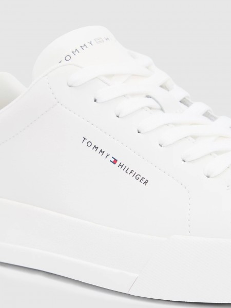Sapatilha Tommy Hilfiger Homem Th Court Lth Detail Ess