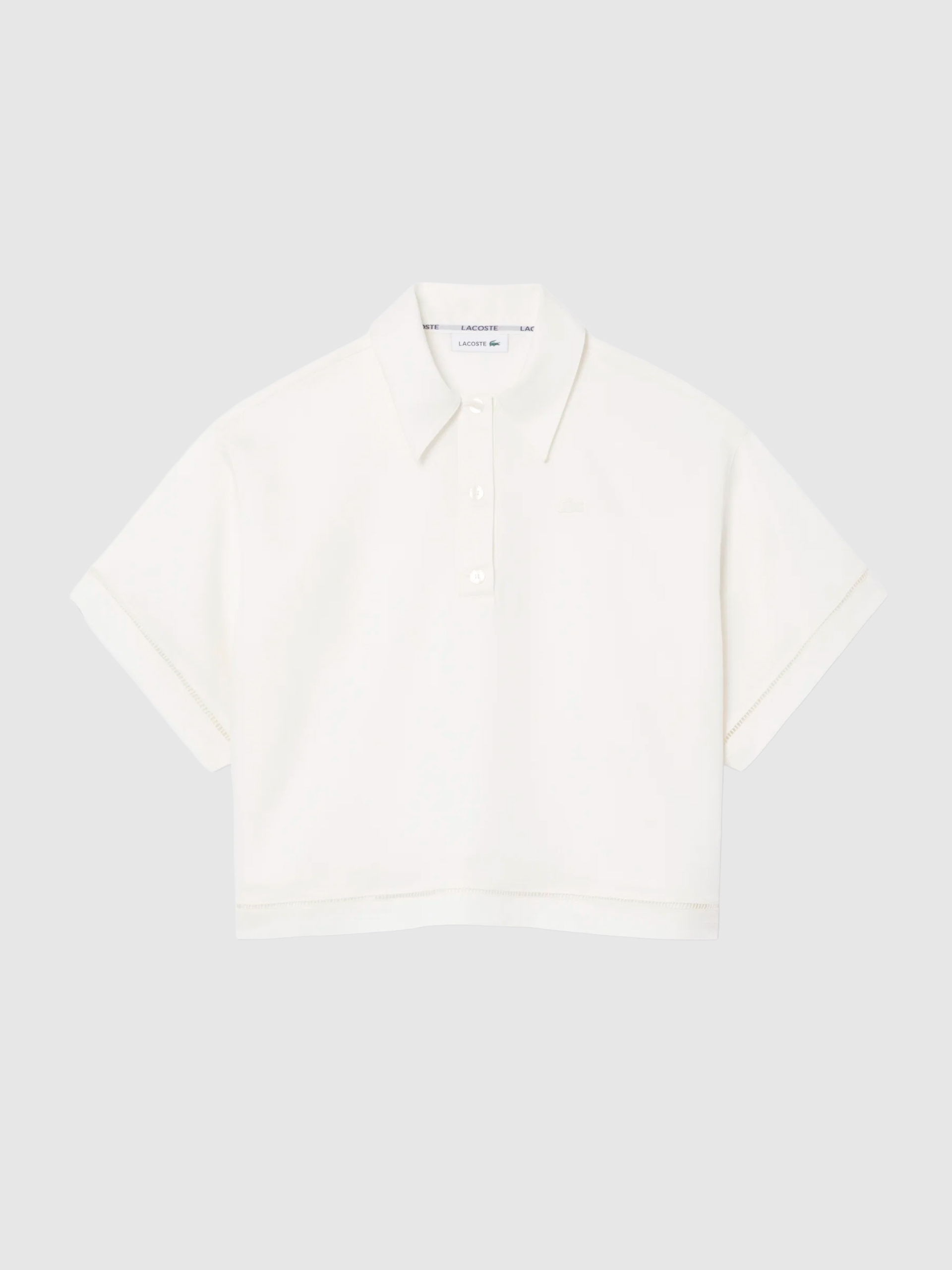 Polo Shirt Woman Cream Lacoste