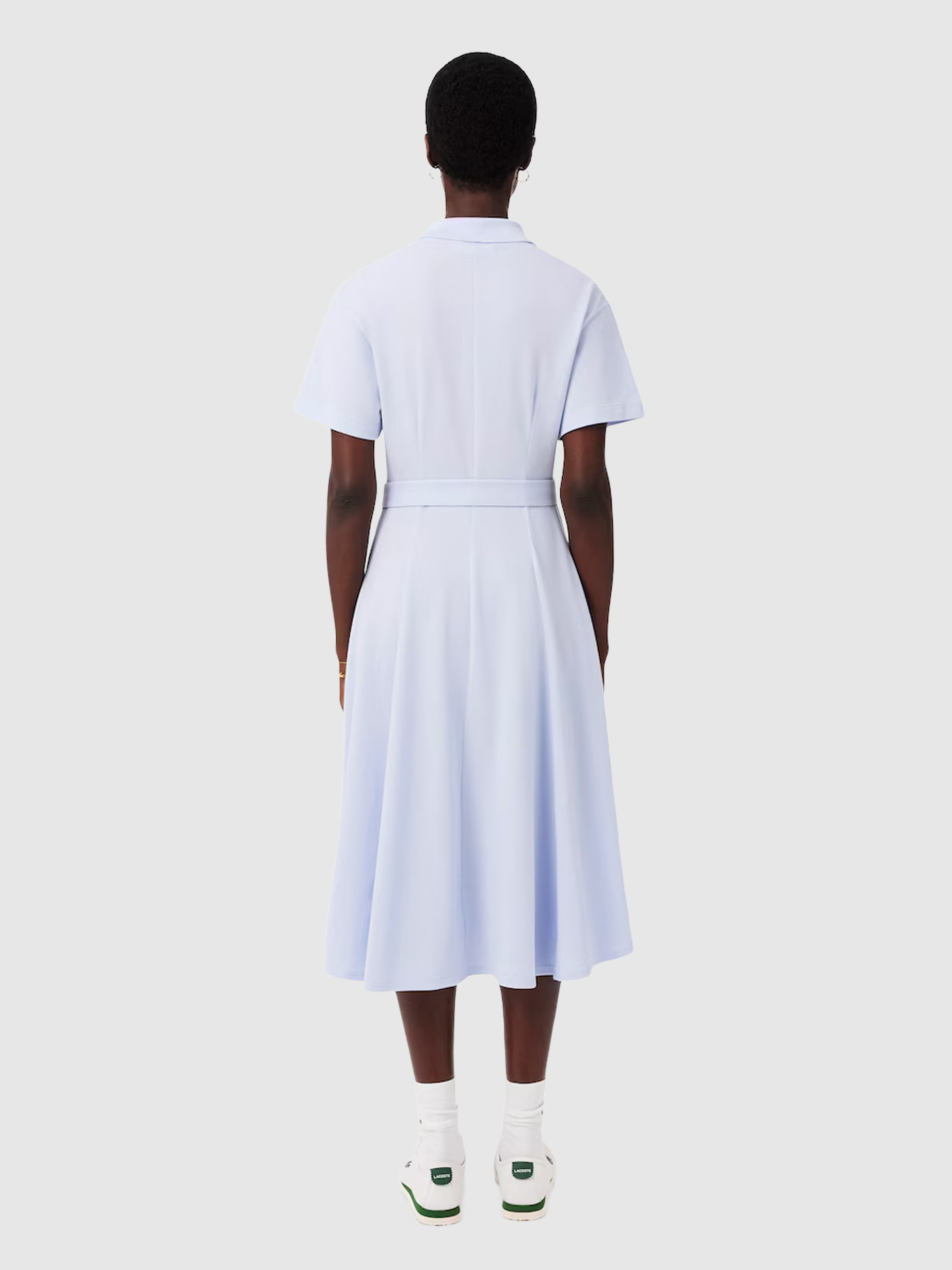 Dress Woman Light Blue Lacoste