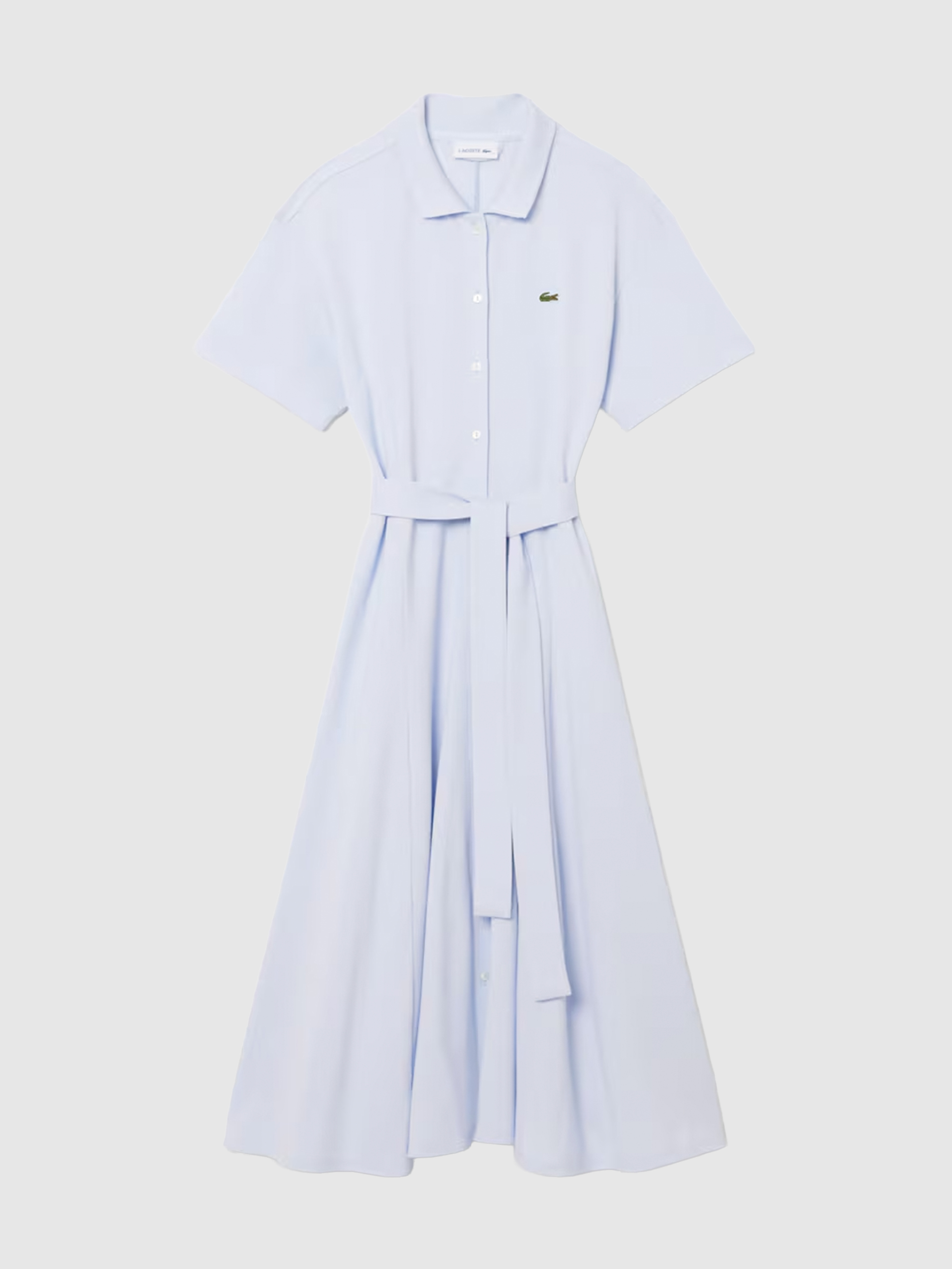 Dress Woman Light Blue Lacoste
