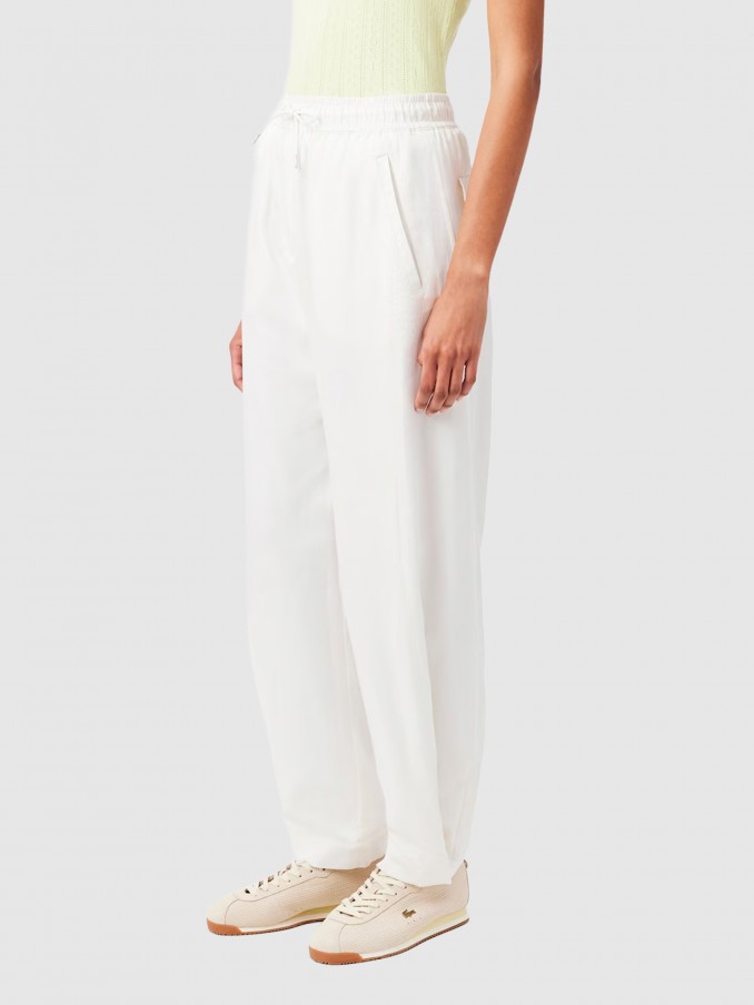 Pants Woman White Lacoste