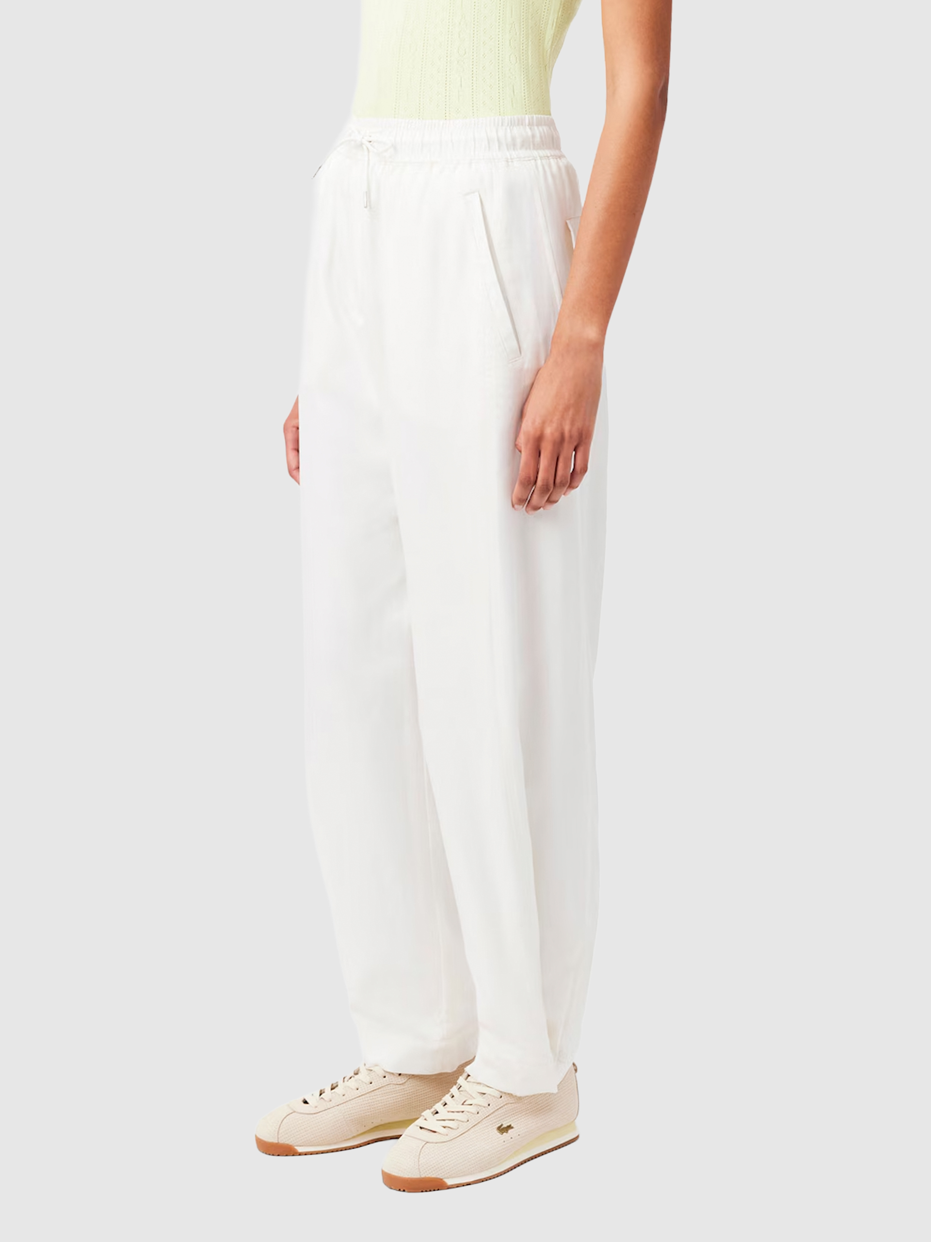 Pants Woman White Lacoste