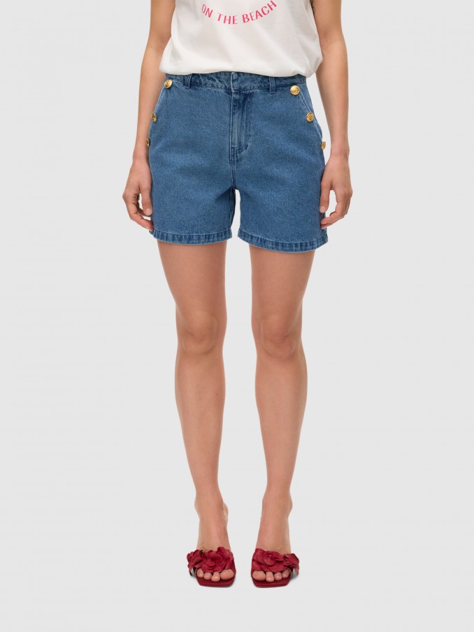 Pantalones Cortos Mujer Jeans Vero Moda