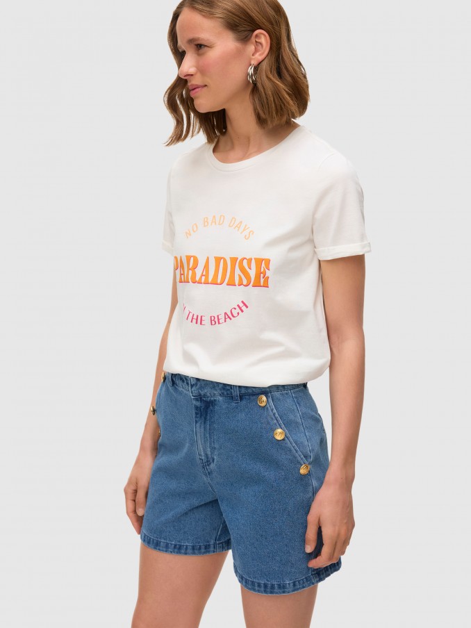 Pantalones Cortos Mujer Jeans Vero Moda