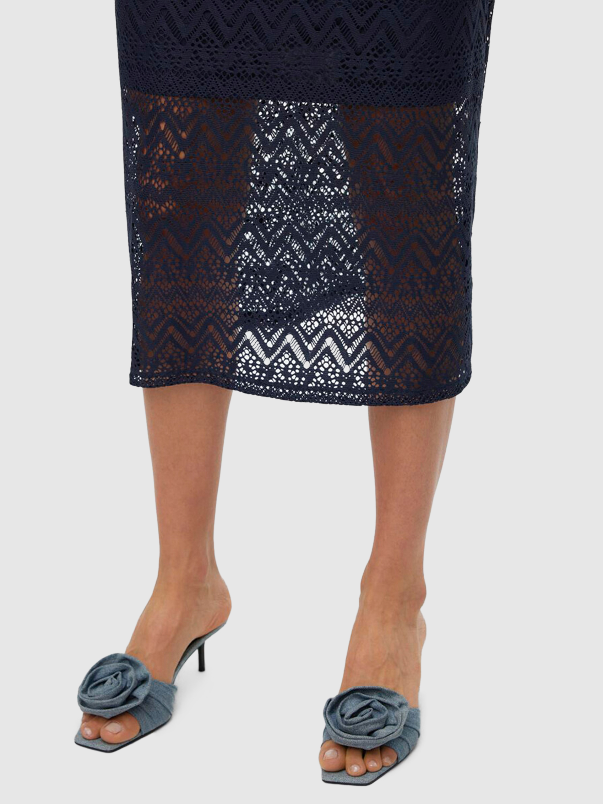 Dress Woman Navy Blue Vero Moda