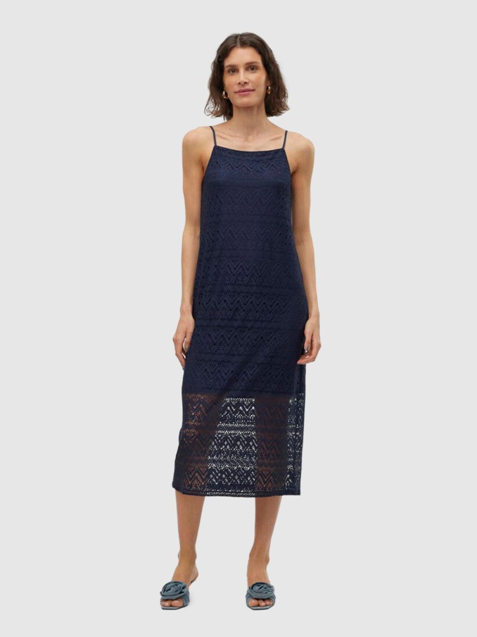 Dress Woman Navy Blue Vero Moda