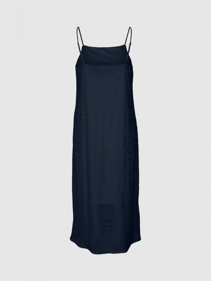 Dress Woman Navy Blue Vero Moda