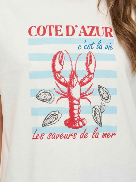 T-Shirt Vila Mulher Vihiva Ss T-Shirt