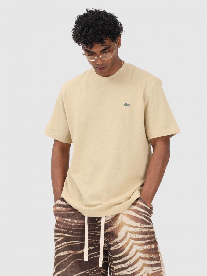 T-Shirt Man Beige Lacoste