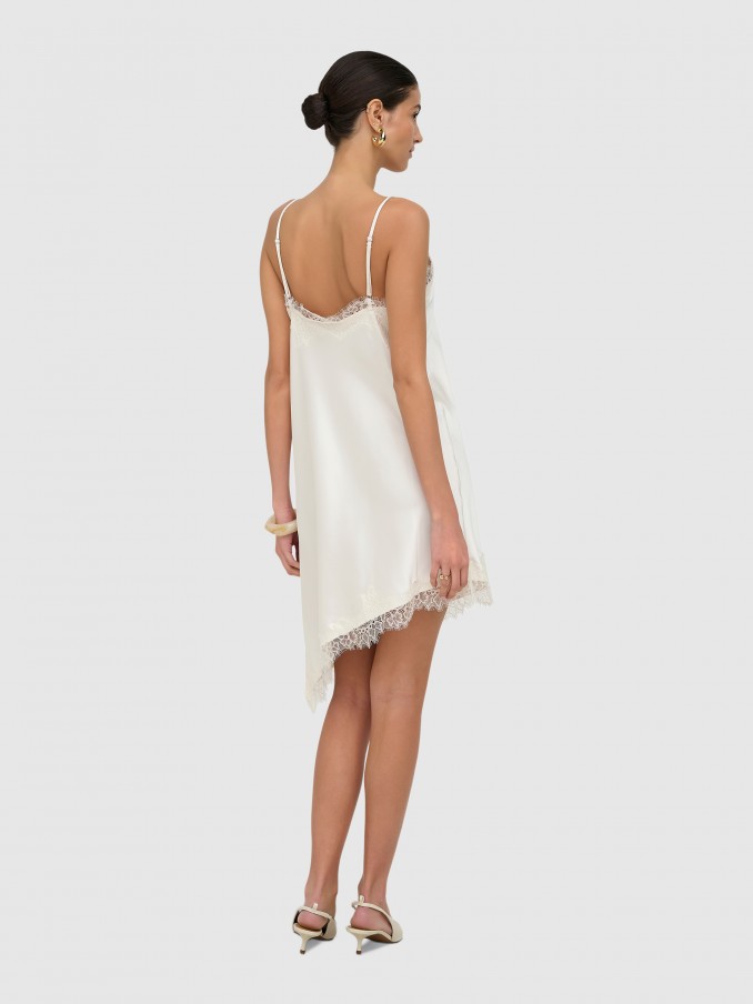 Dress Woman White Only