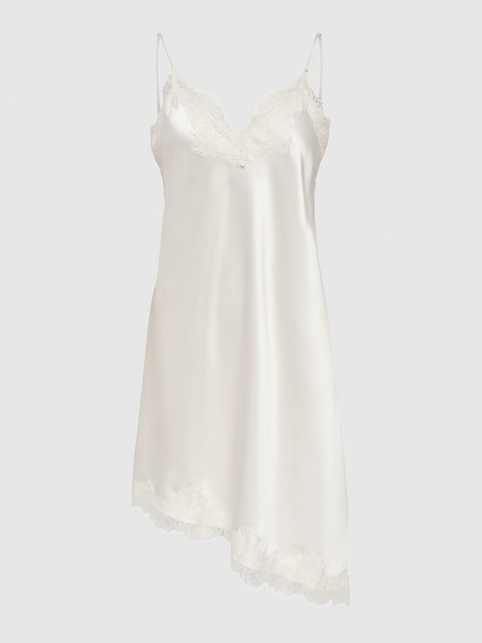 Dress Woman White Only