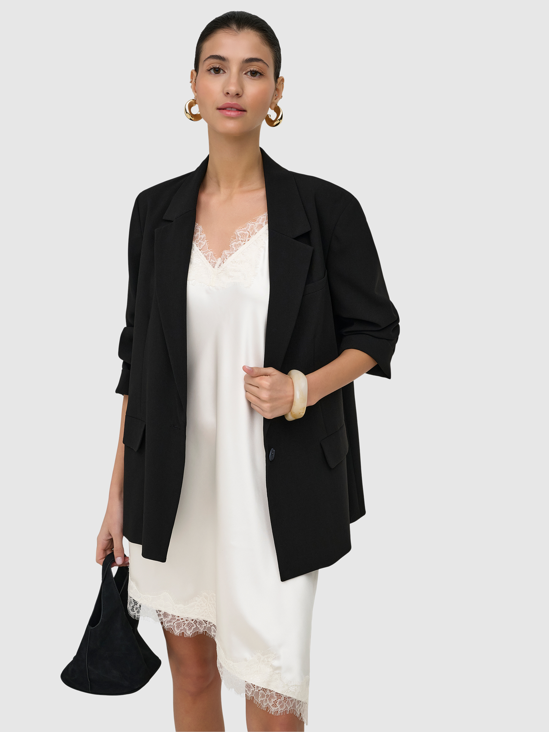 Dress Woman White Only