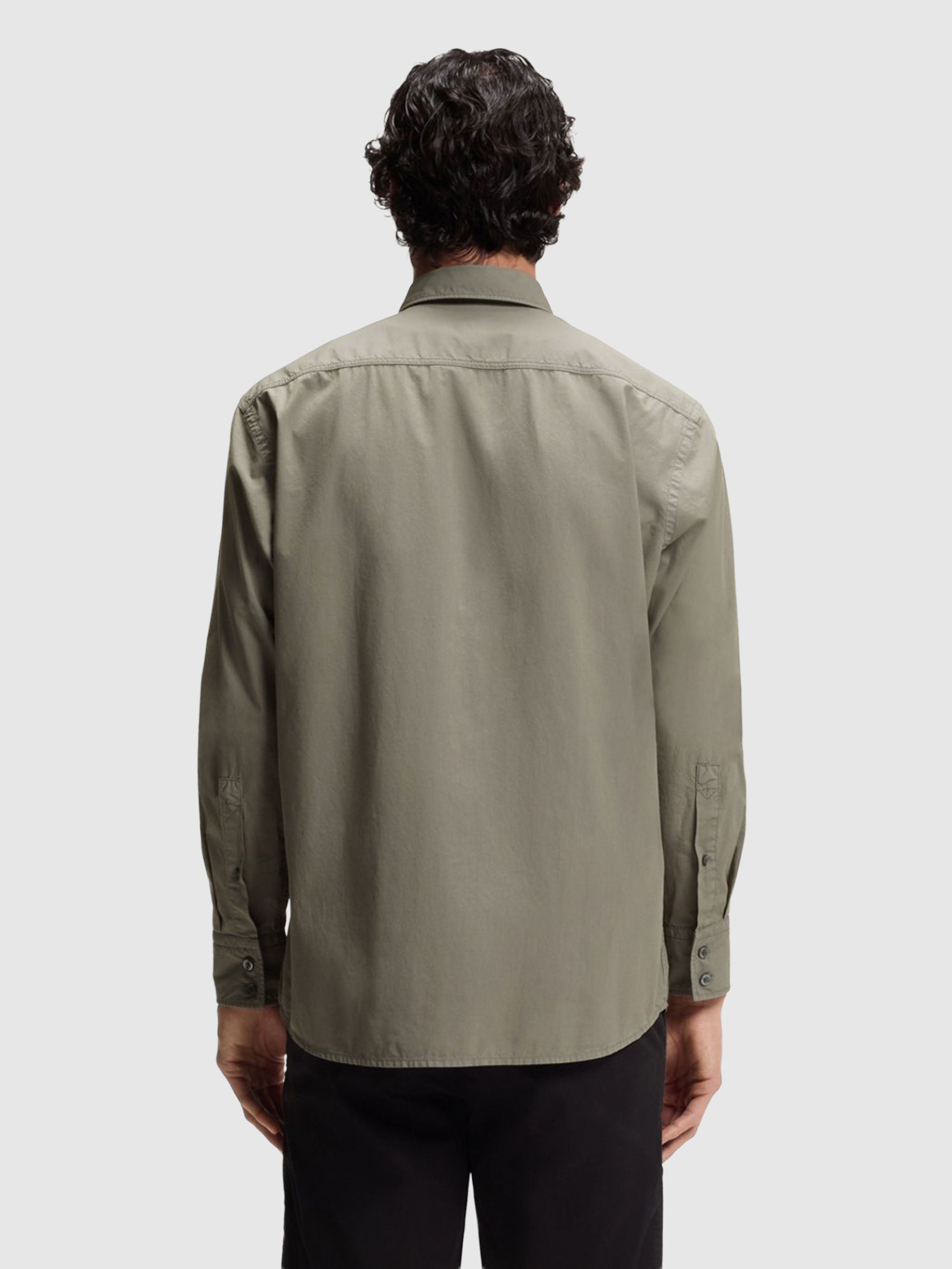 Shirt Man Dark Green Boss