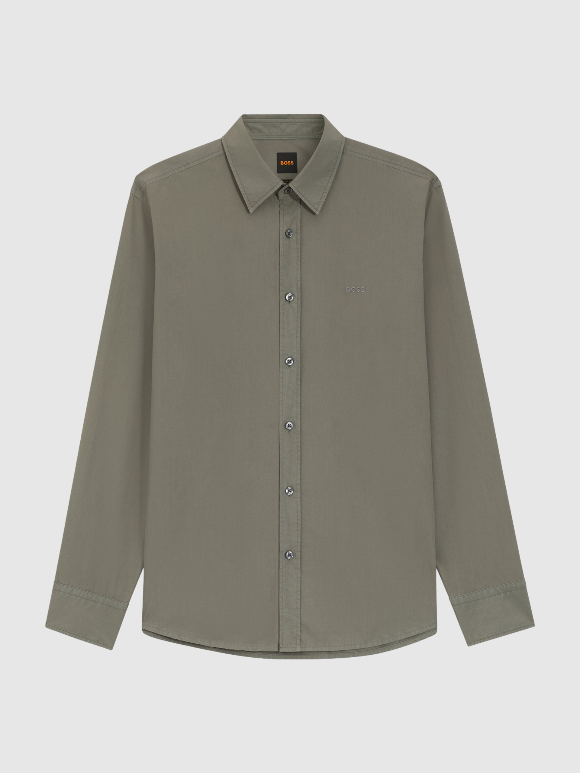 Shirt Man Dark Green Boss