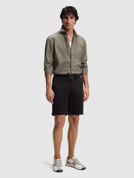 Shirt Man Dark Green Boss