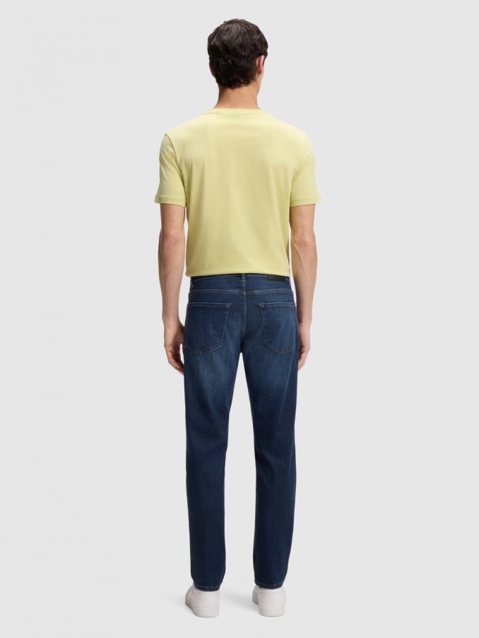 Jeans Man Dark Jeans Boss - Orange