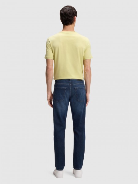 Jeans Man Dark Jeans Boss - Orange