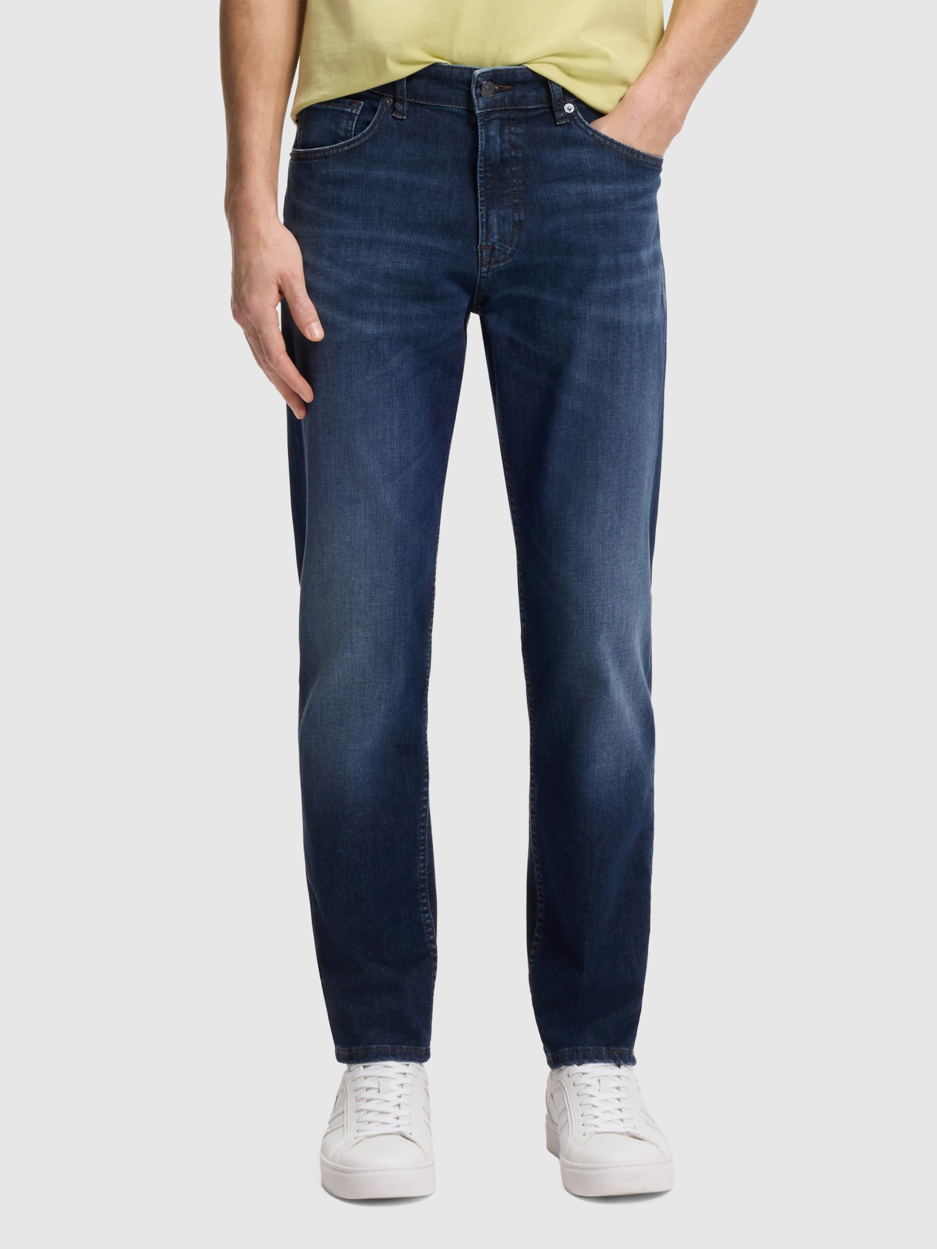Jeans Man Dark Jeans Boss - Orange