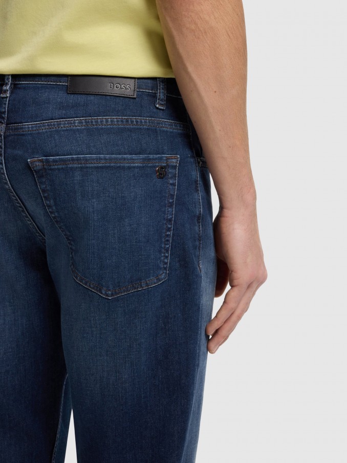 Jeans Man Dark Jeans Boss - Orange