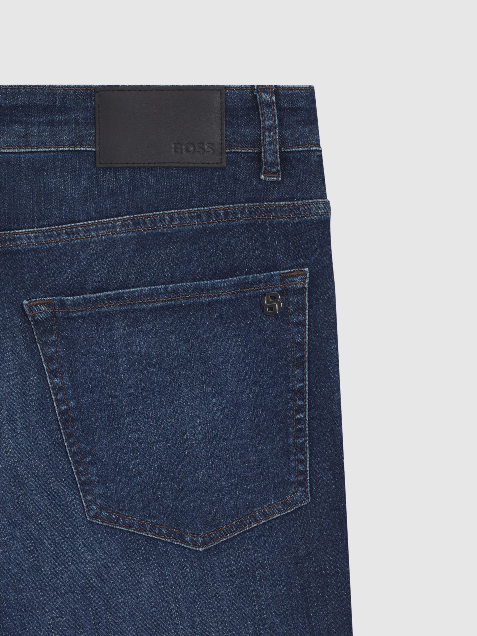 Jeans Man Dark Jeans Boss - Orange