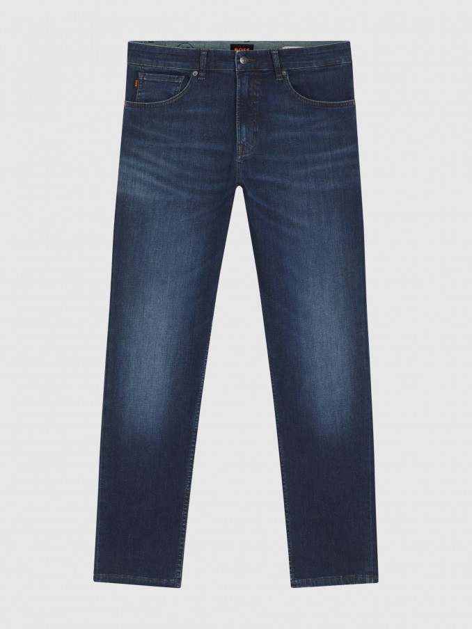 Jeans Man Dark Jeans Boss - Orange