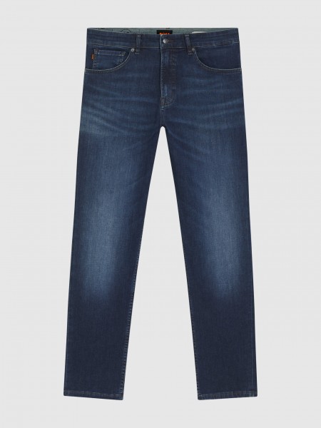 Jeans Man Dark Jeans Boss - Orange
