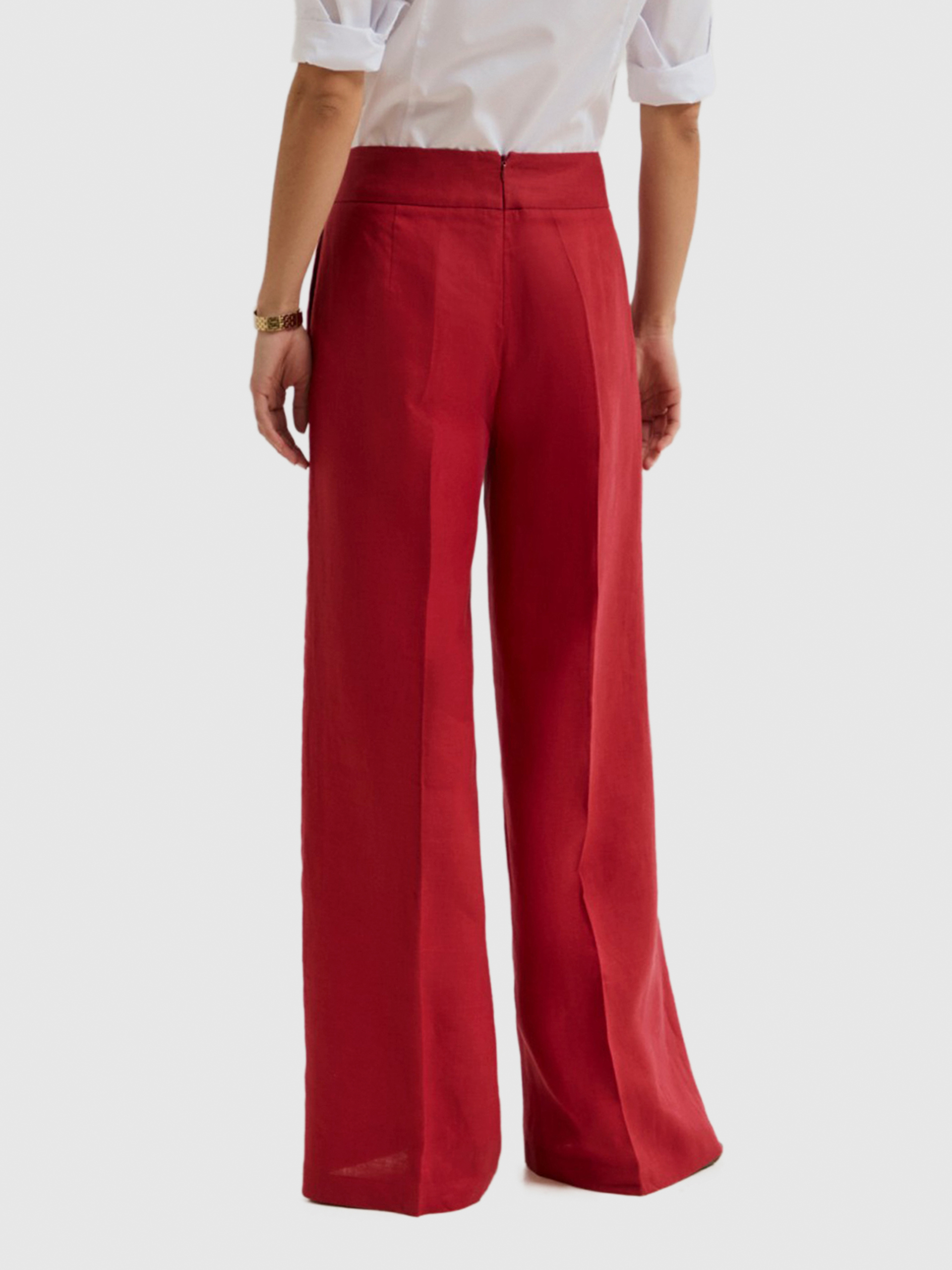 Pantalones Mujer Rojo Lion Of Porches