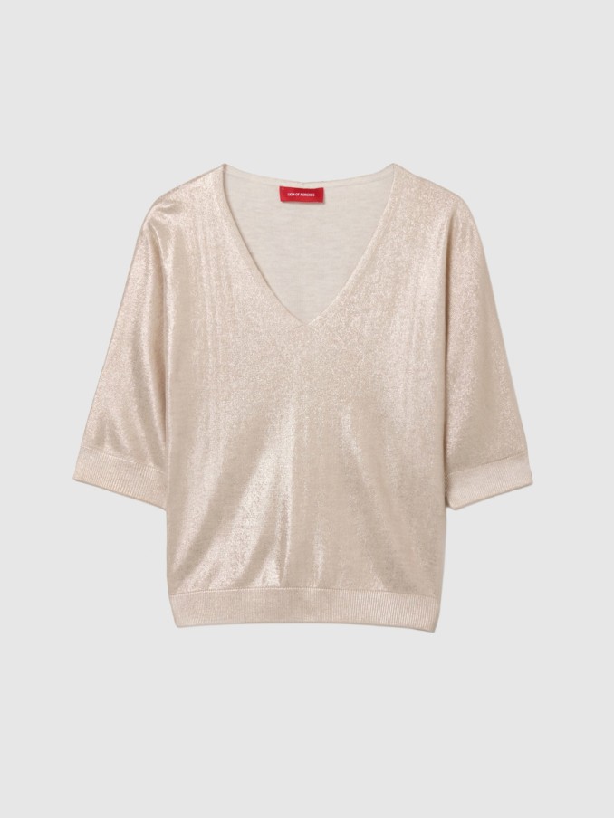 Blouse Woman Golden Lion Of Porches