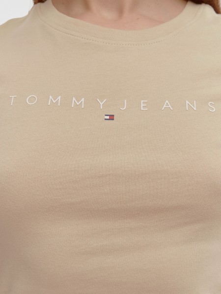 T-Shirt Mulher Tjw Slim Linear Tee Ext Tommy Jeans T-Shirt Mulher Tjw Slim Linear Tee Ext Tommy Jeans