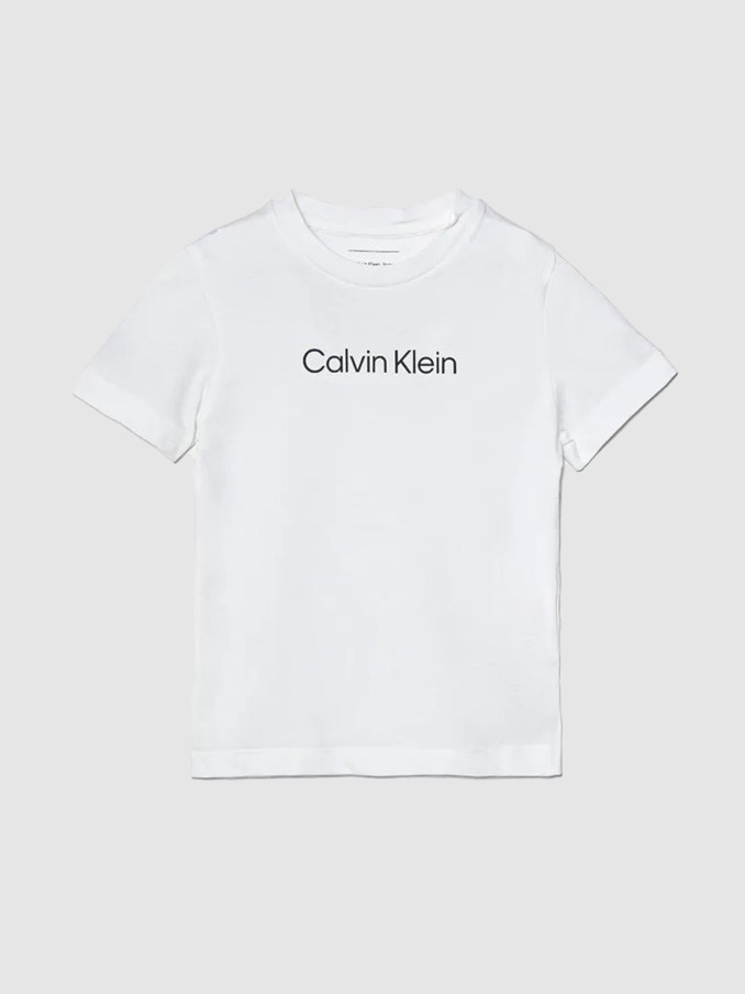 Menino Inst. Logo Ss T-Shirt Calvin Klein