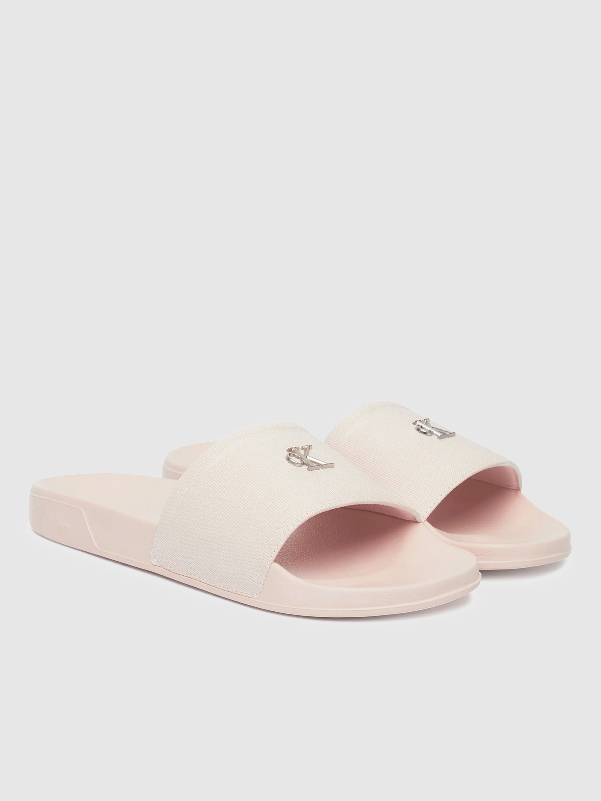 Chinelo Calvin Klein Mulher Ess Slide Canvas Hdw