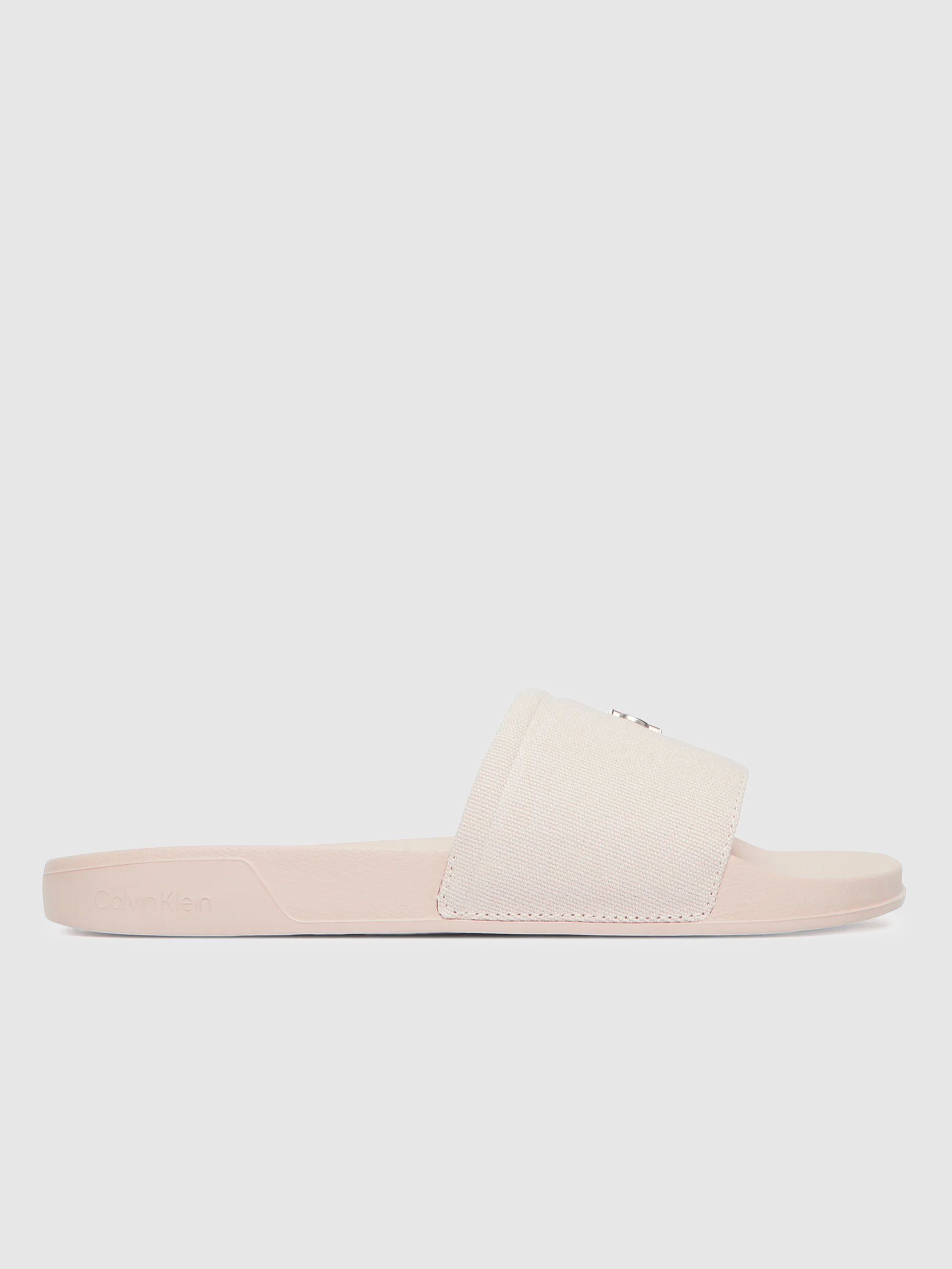 Chinelo Calvin Klein Mulher Ess Slide Canvas Hdw