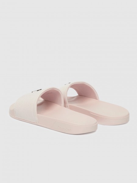 Chinelo Calvin Klein  Mulher Ess Slide Canvas Hdw