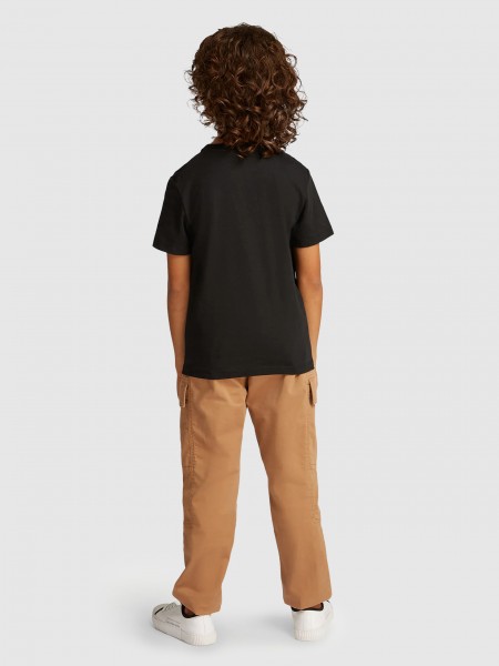 Menino Inst. Logo Ss T-Shirt Calvin Klein